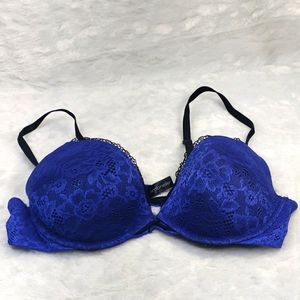 Ambrielle NWT Lace Plunge Pushup Women's Bra Size 36B